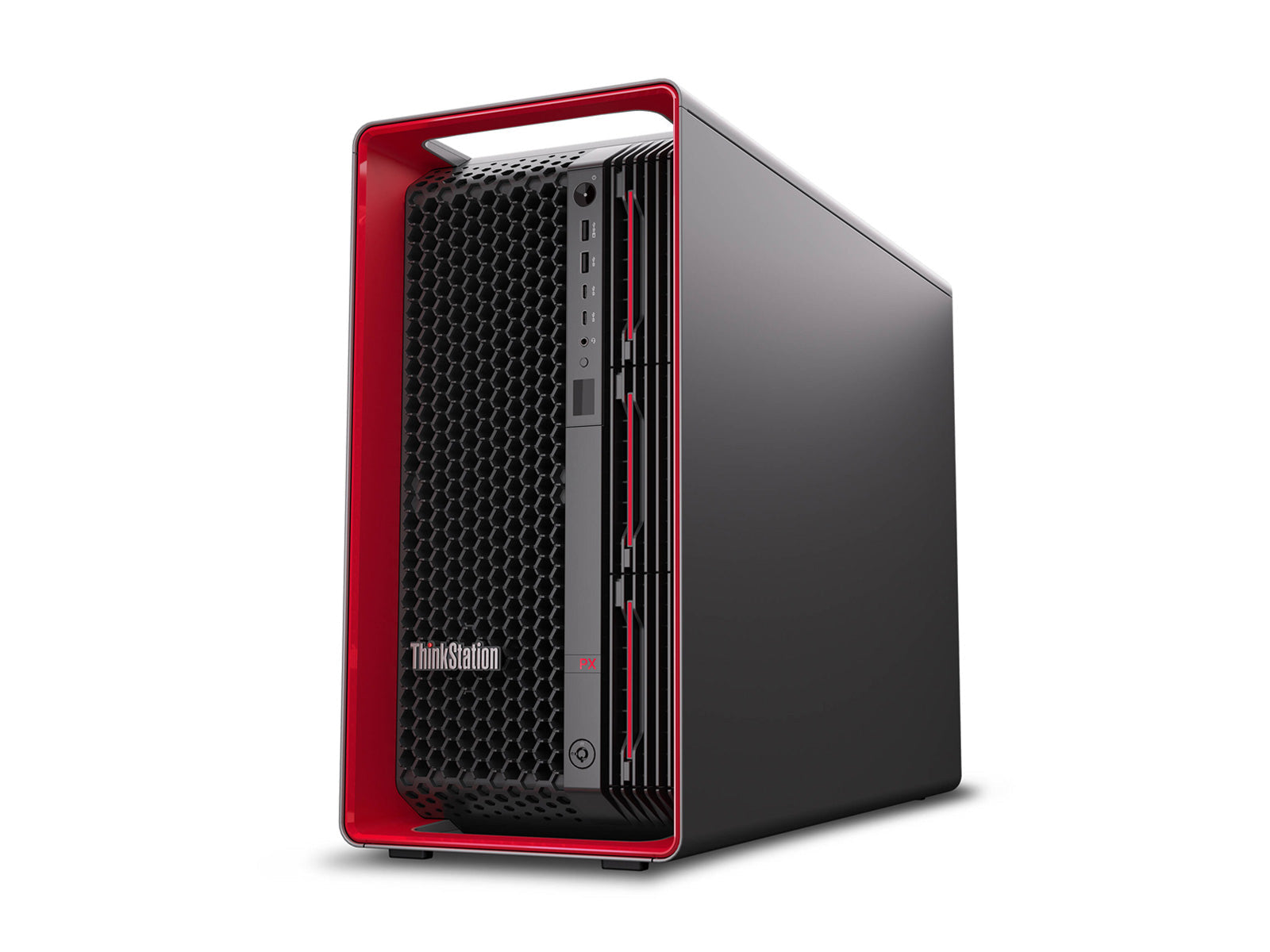 Lenovo محطة عمل ThinkStation PX | 2 × Intel Xeon Gold 6434 @ 4.10 جيجا هرتز | 16 نواة | 256 جيجابايت DDR5 ECC | 4 تيرابايت RAID0 NVMe Gen. 5 | 2 × RTX 4090 48 جيجابايت | واي فاي 7 | Win11-10 برو