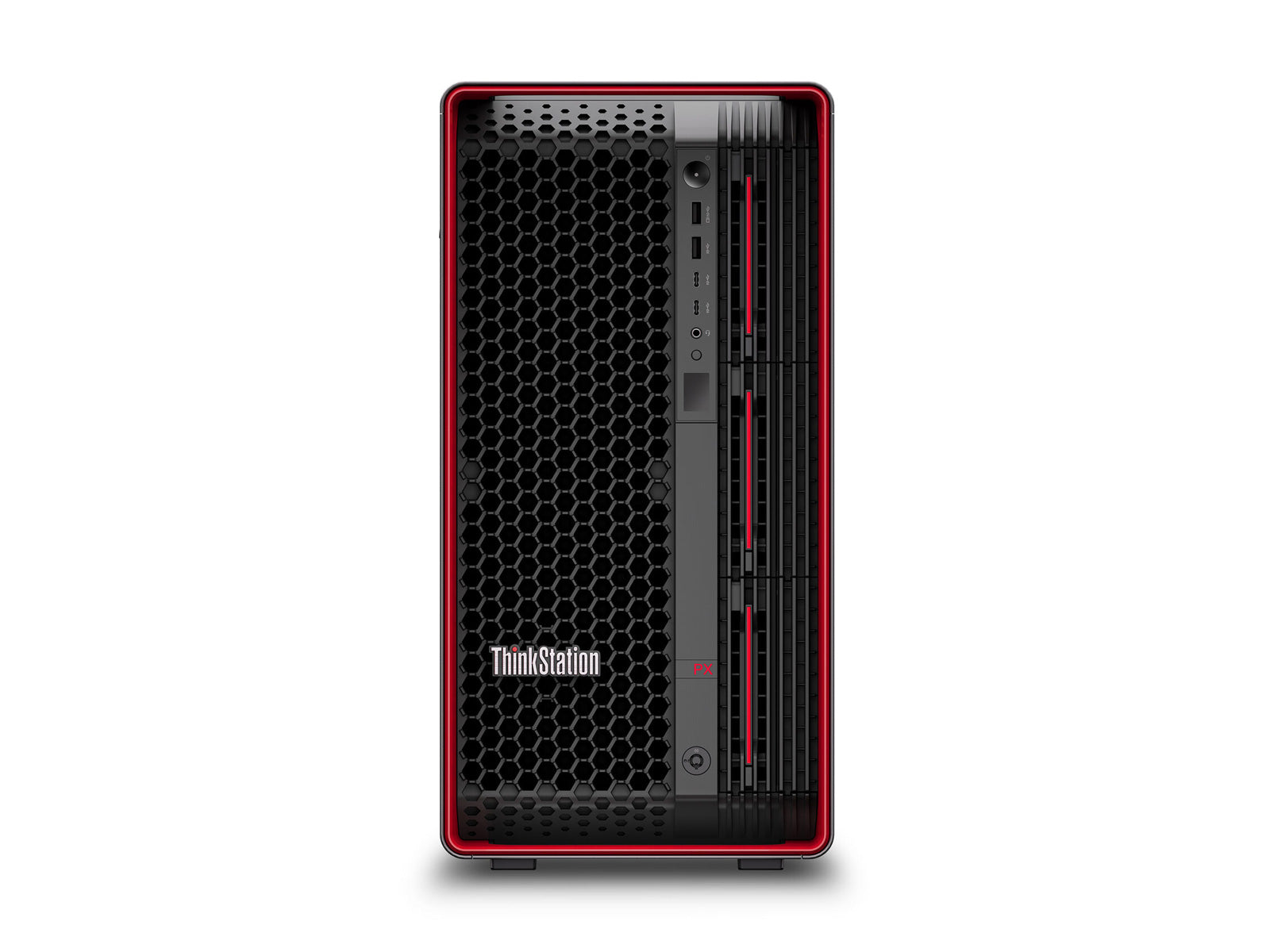 Lenovo محطة عمل ThinkStation PX | 2 × Intel Xeon Gold 6434 @ 4.10 جيجا هرتز | 16 نواة | 256 جيجابايت DDR5 ECC | 4 تيرابايت RAID0 NVMe Gen. 5 | 2 × RTX 4090 48 جيجابايت | واي فاي 7 | Win11-10 برو