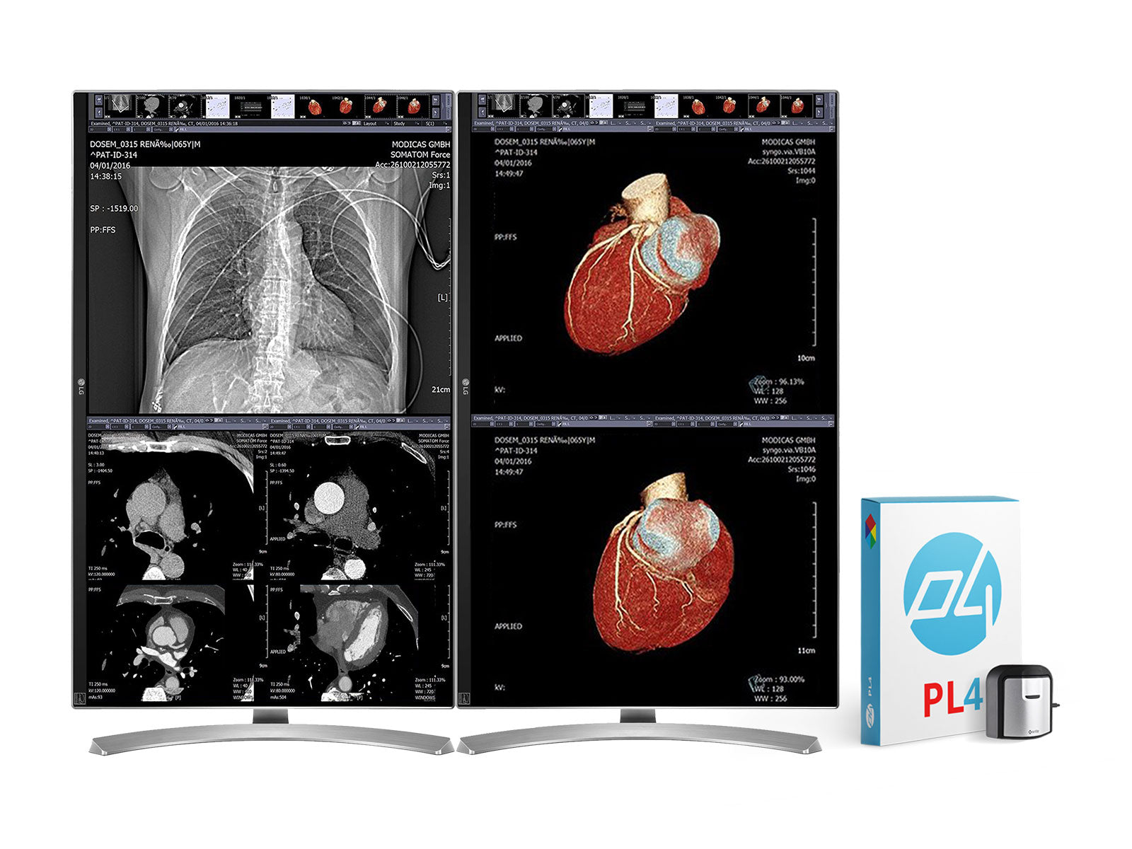 LG 27" 8MP Color Clinical Review Medical Display Monitor (27M-W)