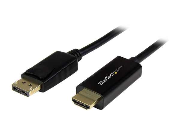 StarTech.com DisplayPort to HDMI 4K Adapter Cable 6.5ft (DP2HDMM2MB)