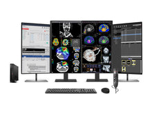 Complete PACS General Radiology Station | Dual LG 27" Color Fusion 8MP 4K | Lenovo ThinkStation P3 Tiny Workstation | Dictation Mic | Worklist Monitor (D27HS713CP3T)