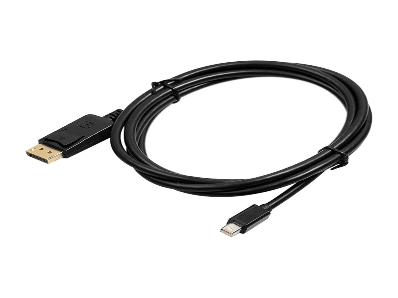 Monitors.com Mini DisplayPort to DisplayPort Cable (Black)