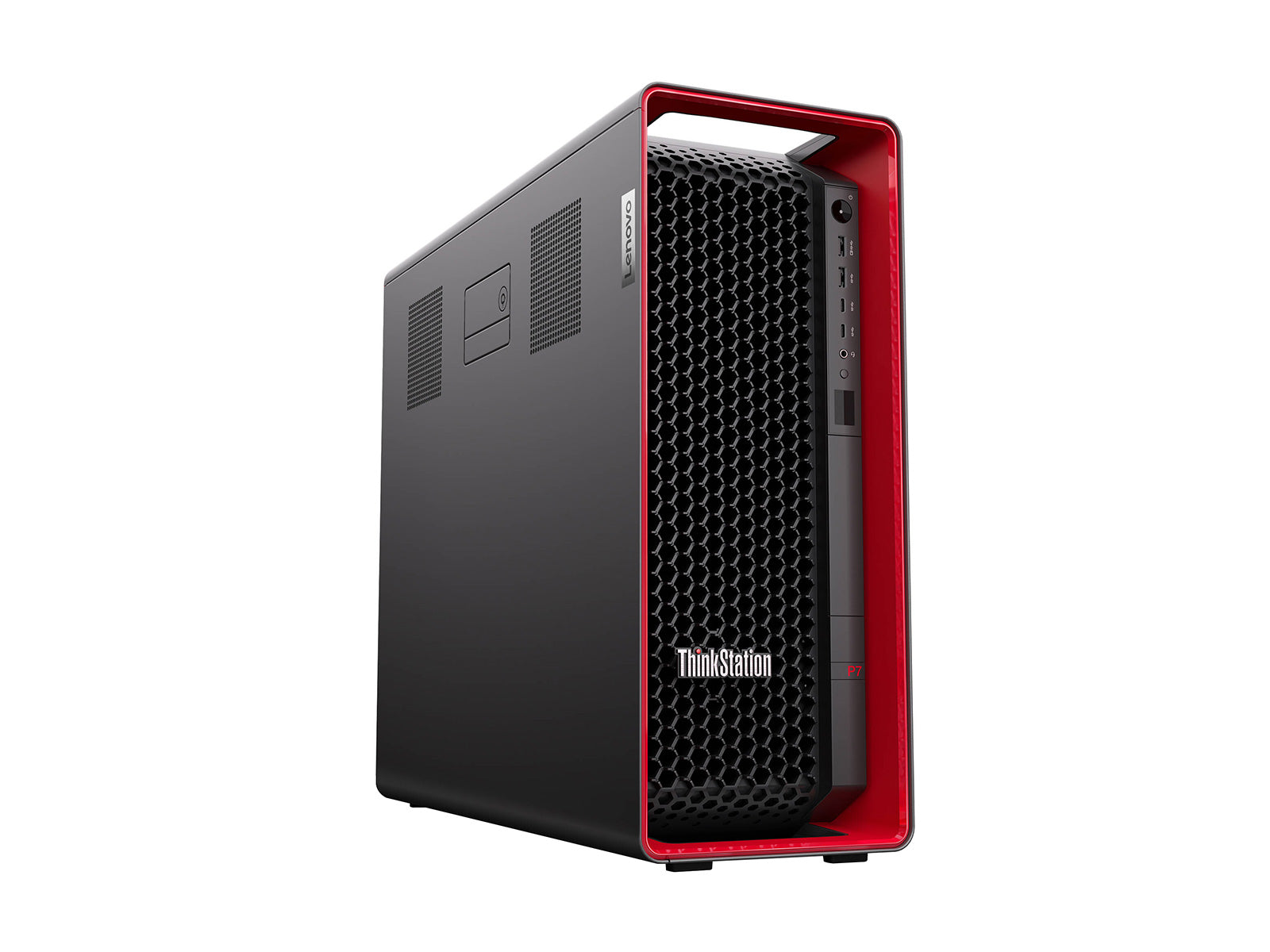 Lenovo محطة عمل ThinkStation P7 | انتل Xeon W5-3425 @ 4.60 جيجا هرتز | 12 نواة | 128 جيجابايت ECC DDR5 | 1 تيرابايت NVMe SSD | RTX A4500 سعة 20 جيجابايت | Win10-11 برو