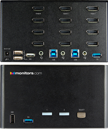 Quad DP KVM Switch with EDID Support
