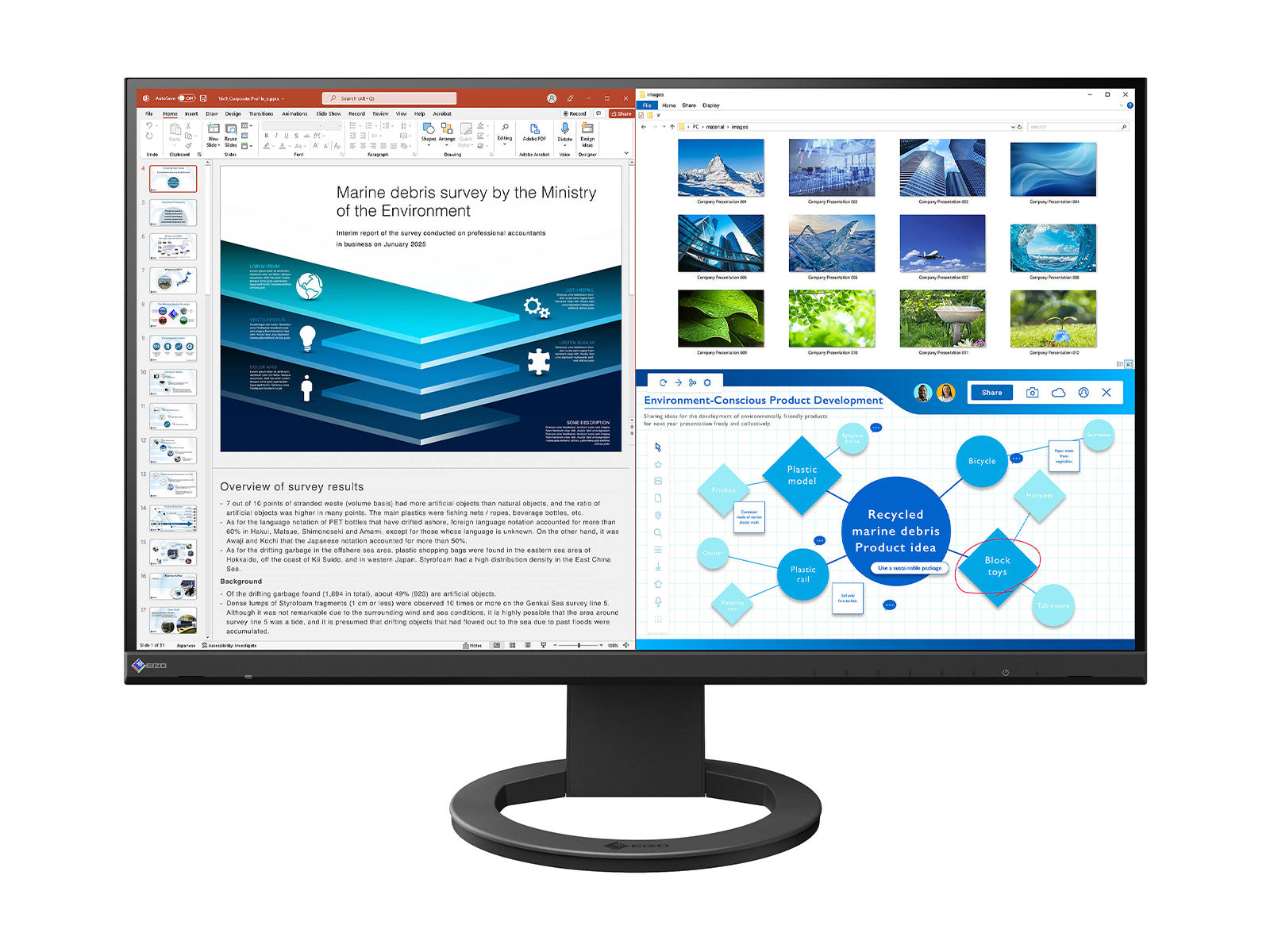 Eizo FlexScan EV2720S 27" QHD 2560 x 1440 Color Display Monitor (EV2720S-BK)