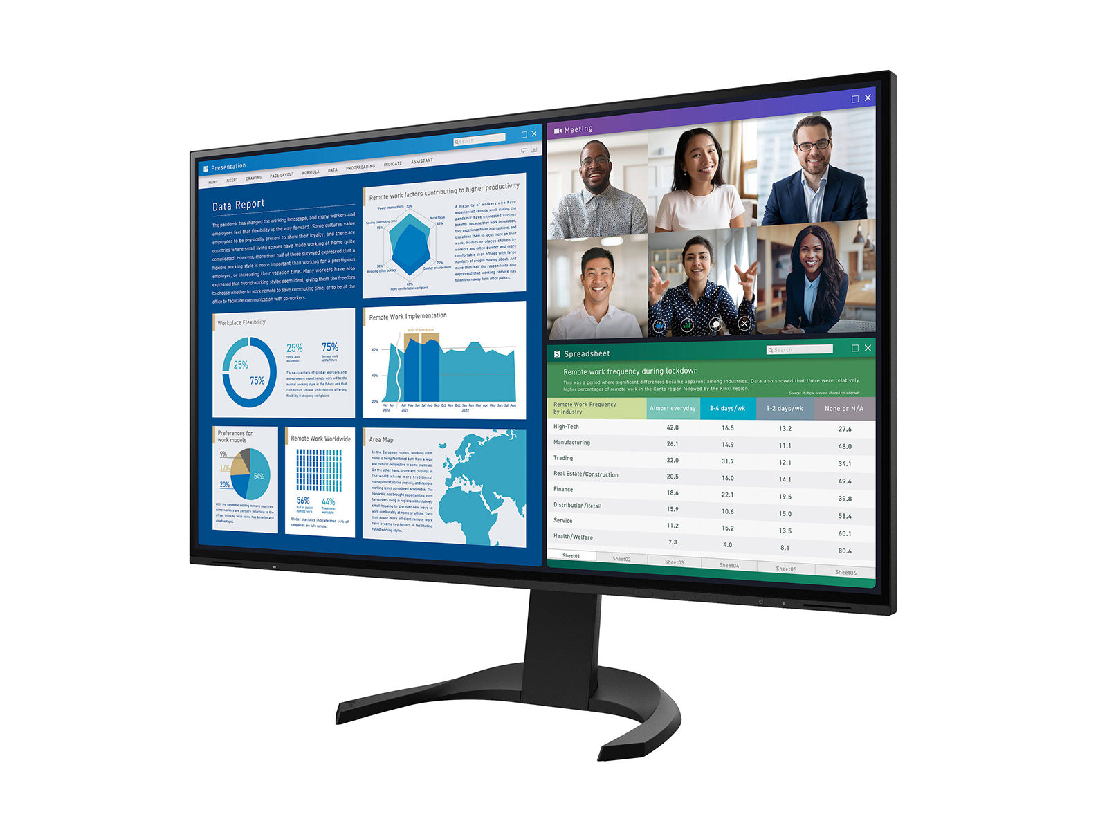 Eizo FlexScan EV3240X 31.5" 4K UHD 3840 x 2160 Display Monitor (EV3240X-BK)