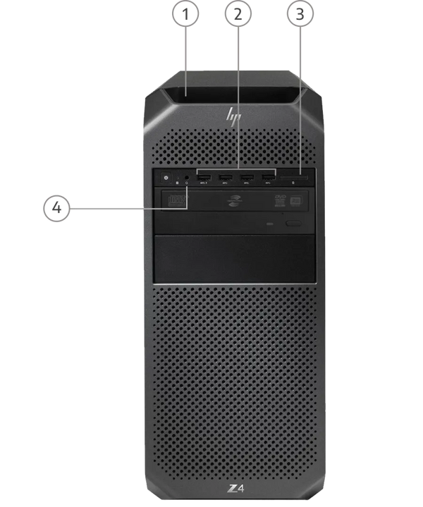 Front View Ports & Slots