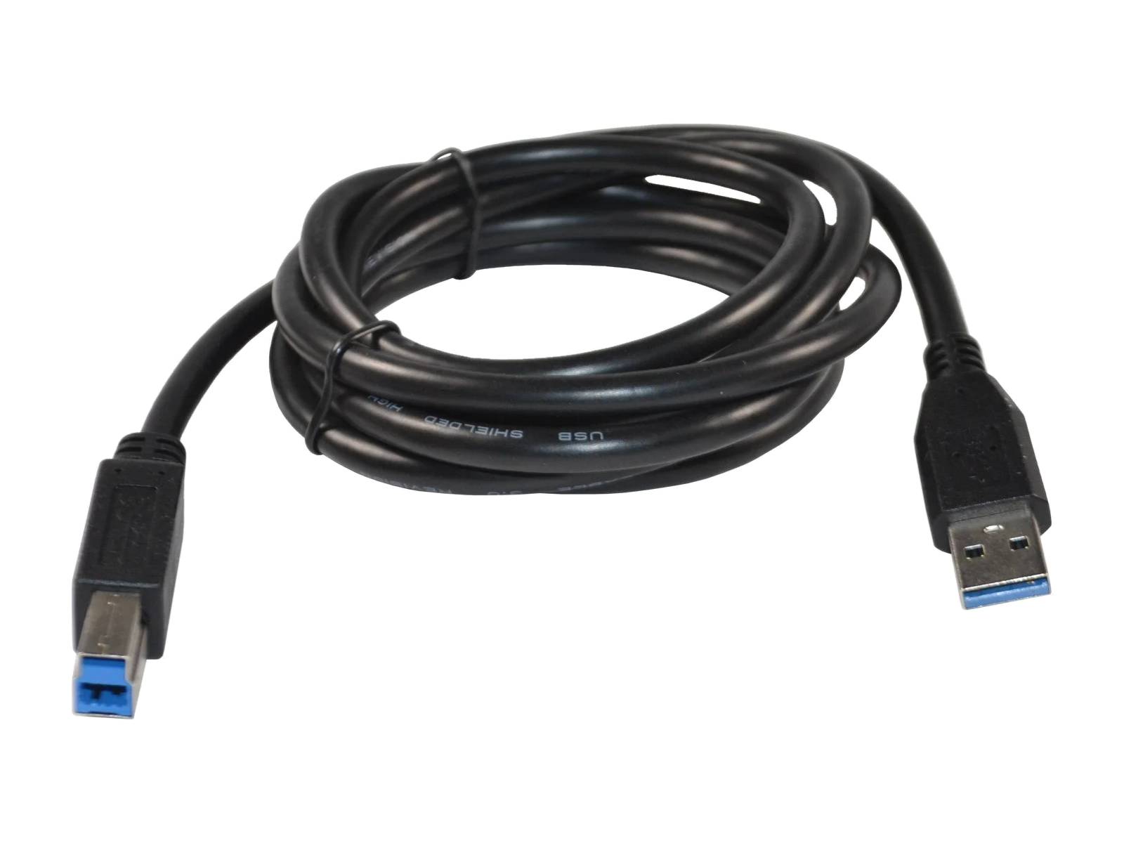 Dell USB 3.0 A to B Computer Cable 6ft (Black) (N26R1HLG1388)