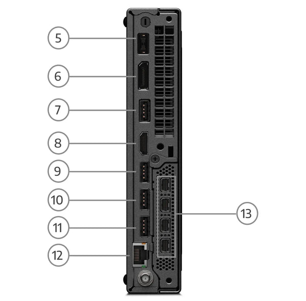 Rear View Ports & Slots