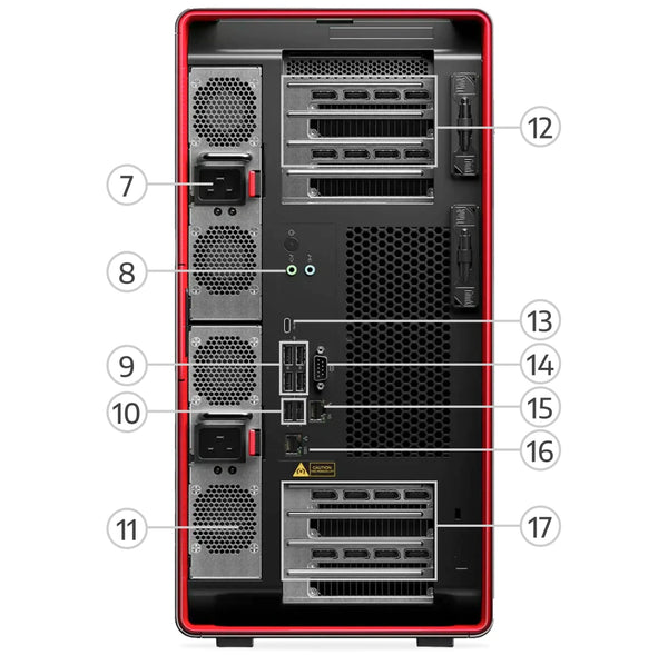 Rear Ports & Slots