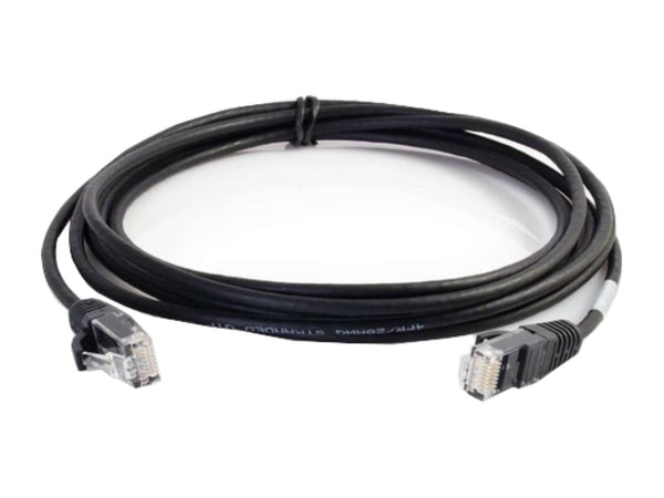 Monitors.com Cat6 Snagless Unshielded Slim Ethernet Network Patch Cable 10ft (Black)