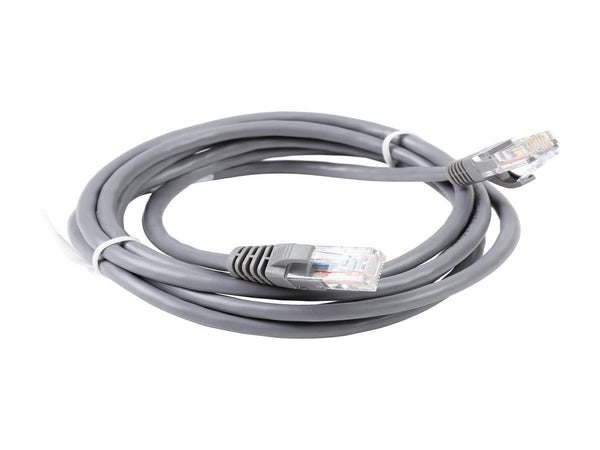 Monitors.com Cat5E Snagless Unshielded Ethernet Network Patch Cable 10ft (Gray)