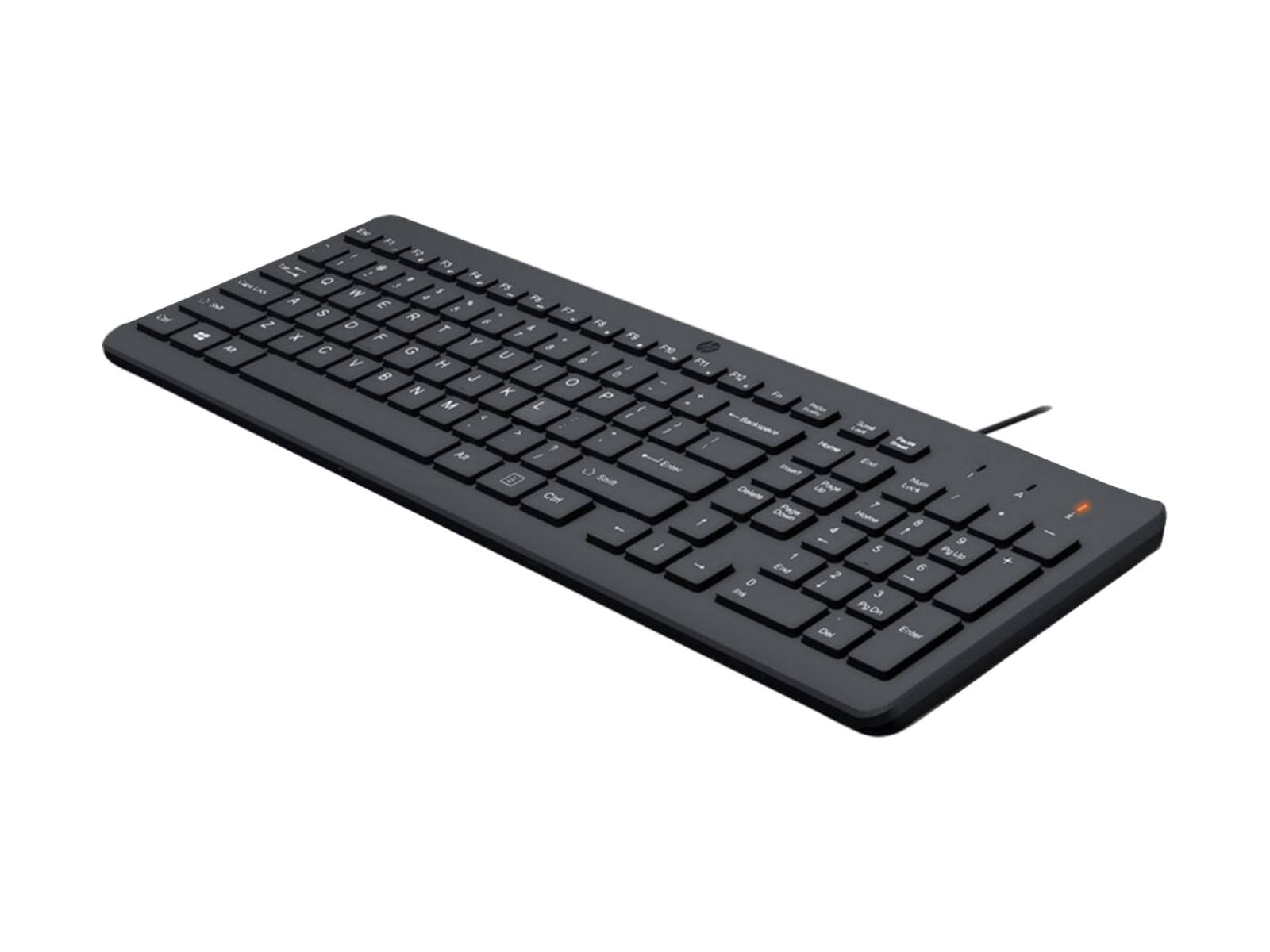 HP 150 Wired USB Slim Keyboard (US Layout) (664R5AA#ABL)