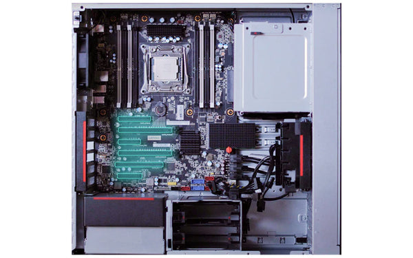 Expansão versátil do PCIE na estação de trabalho Lenovo P520