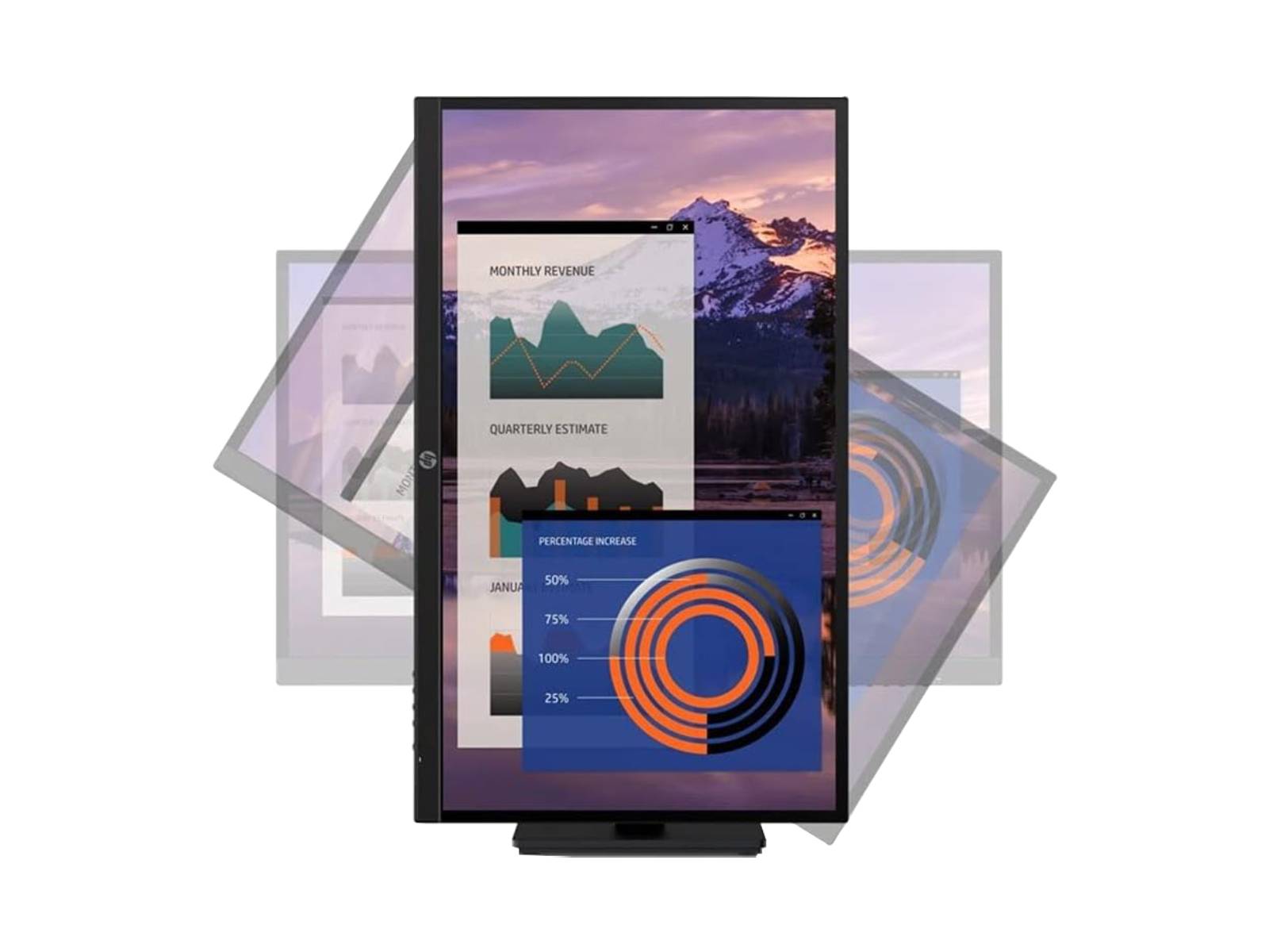 HP P27h G4 27" Full HD 1920 x 1080 Color LCD Display Monitor (737K9AA)