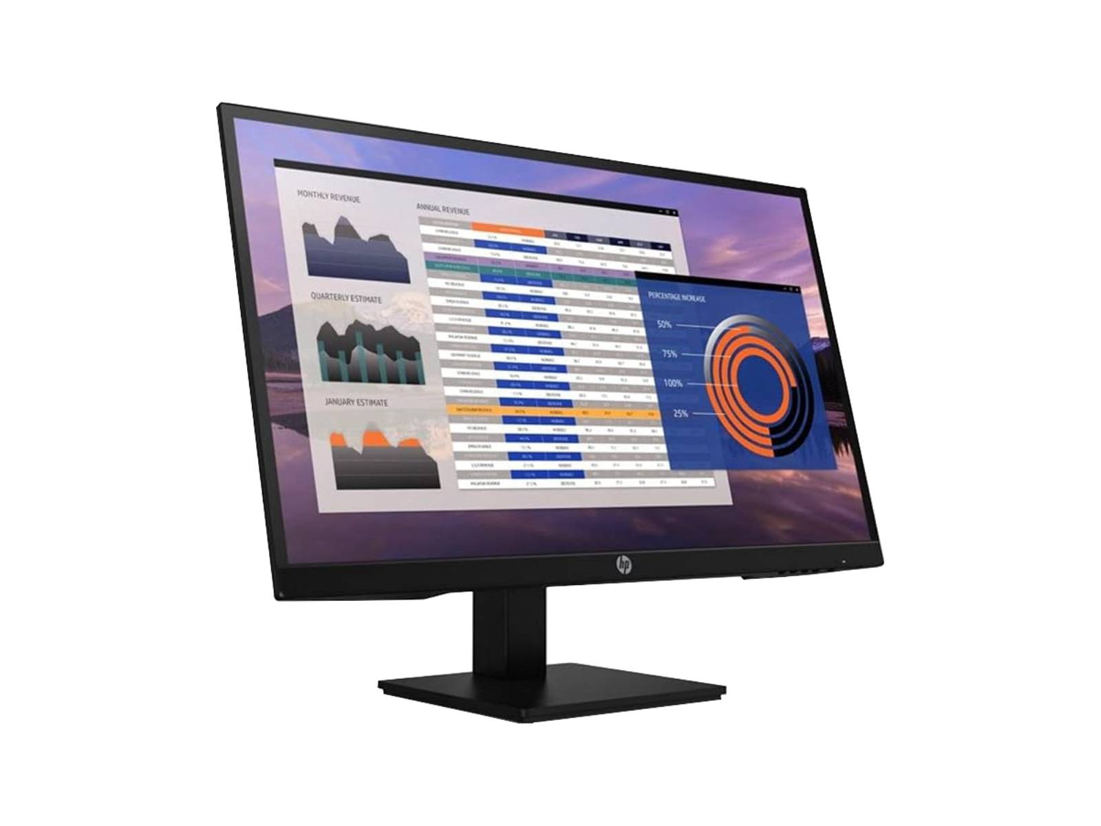 Moniteur LCD couleur HP P27h G4 27" Full HD 1920 x 1080 (737K9AA)