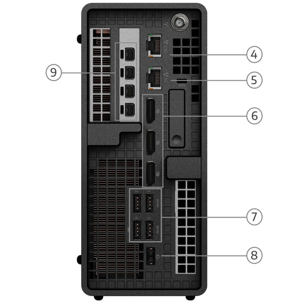 Rear View Ports & Slots