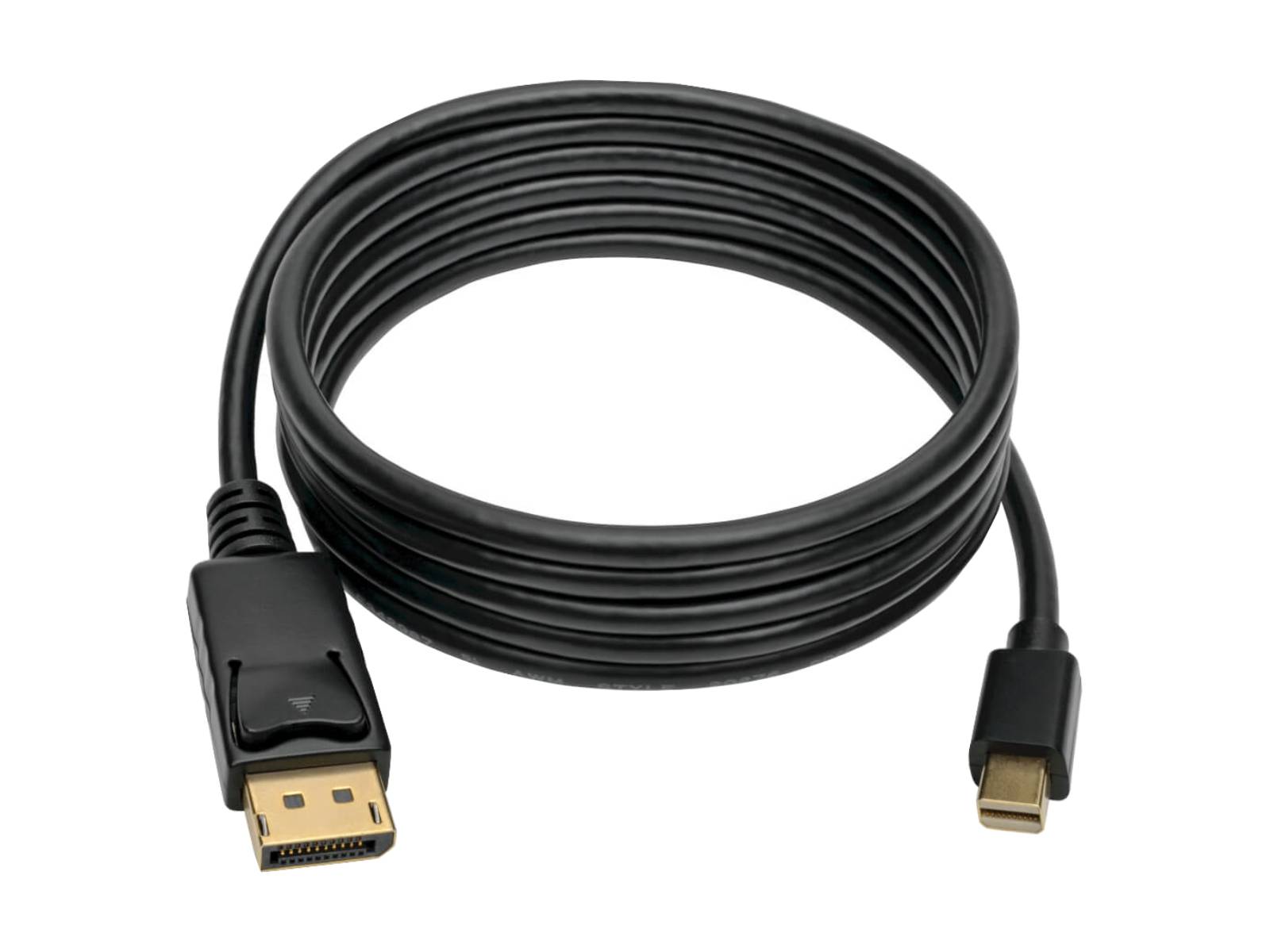 Tripp Lite Mini DisplayPort to DisplayPort 4K (Male to Male) Video Signal Cable 6ft (P583-006-BK)