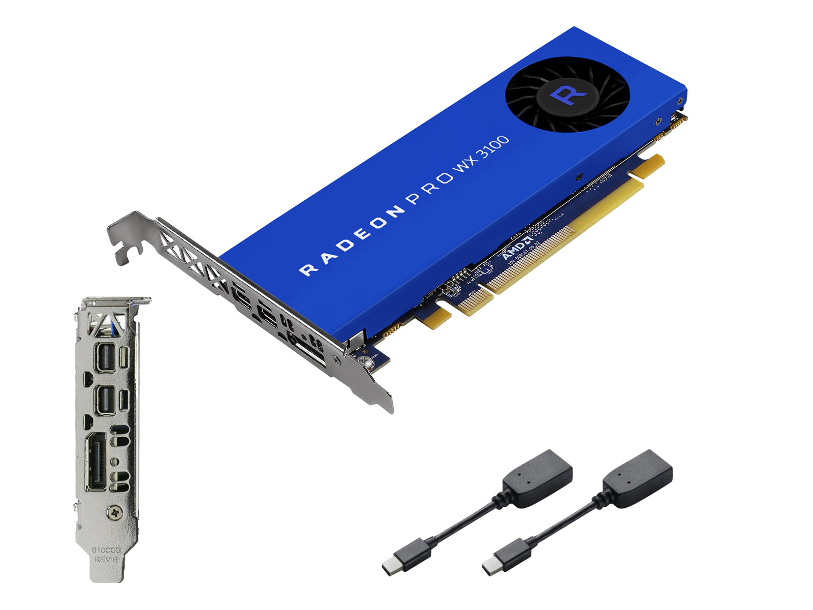 AMD Radeon Pro WX 3100 4GB Graphics Card Monitors.com 