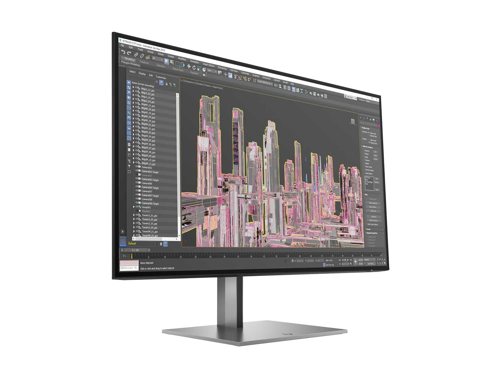 HP Z27u G3 27" QHD 2560 x 1440 QHD LED Display Monitor (1B9X2AA#ABA)