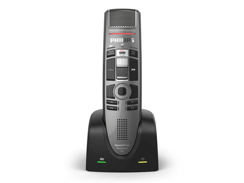 Microfone de Ditado com Interruptor Deslizante Sem Fio SpeechMike Air (SMP4010)