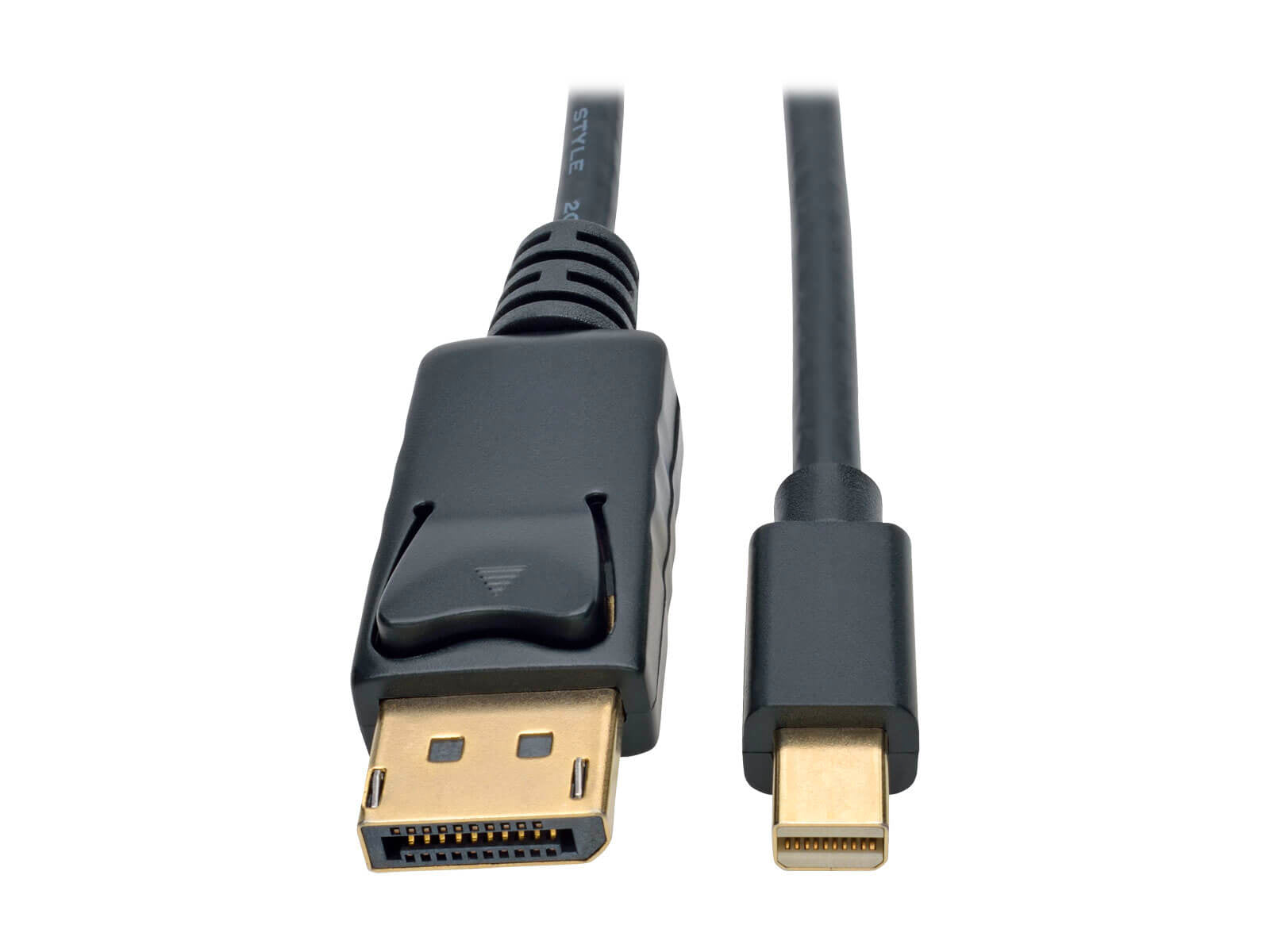 Tripp Lite Mini DisplayPort to DisplayPort 4K Video Signal Cable 6ft (P583-006-BK) Monitors.com 