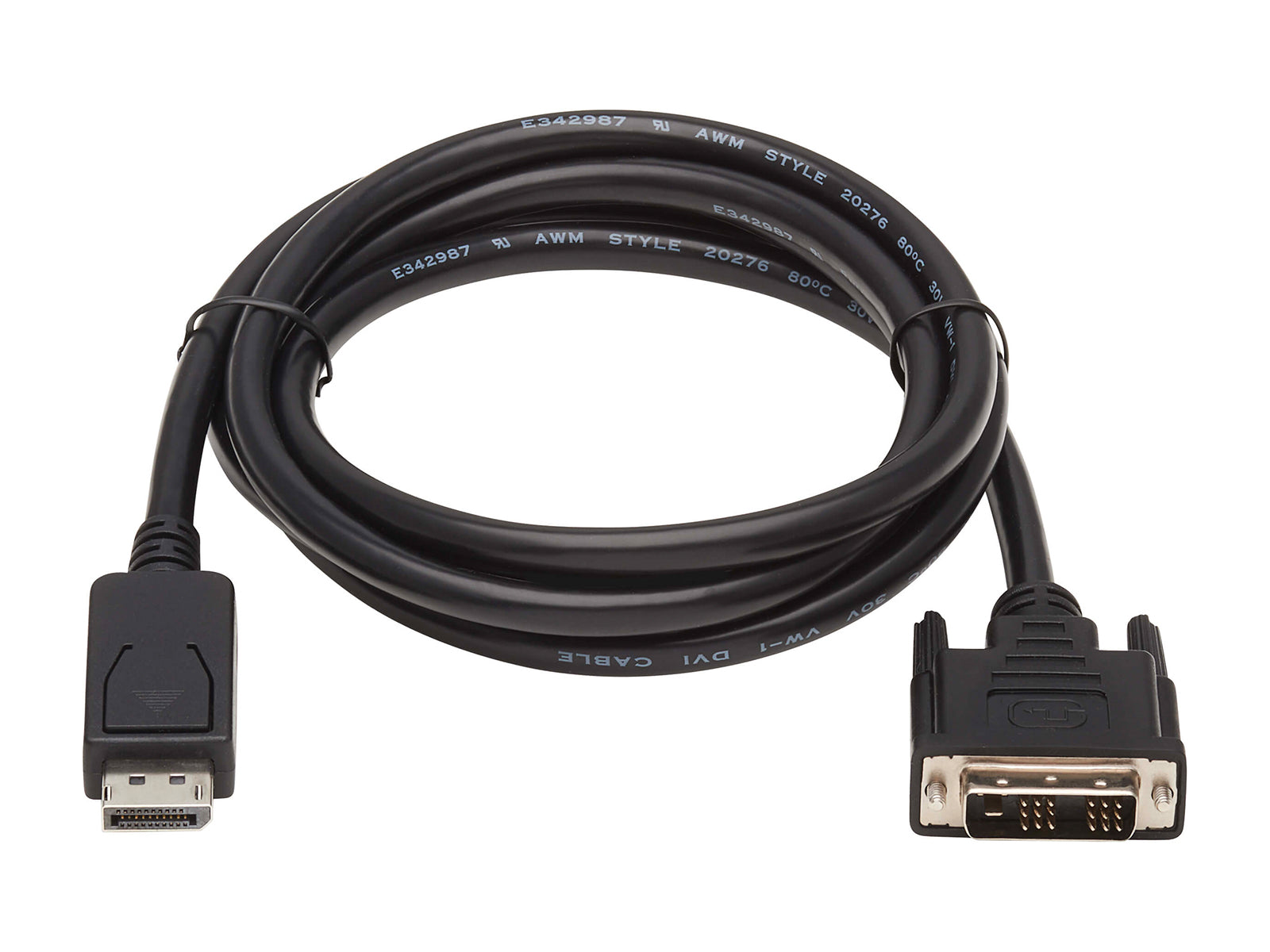 Tripp Lite DisplayPort to DVI-D Video Signal Cable 6ft (P581-006) Monitors.com 